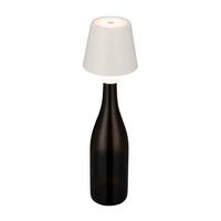 LAMPA STOŁOWA Z AKUMULATOREM BOTTLE - biały, Trend, metal (11/12,2cm) - Novel