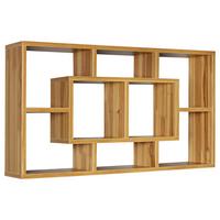 Stenski Regal Alex - barve bukve, Konvencionalno, leseni material (85/47,5/16cm) - MID.YOU