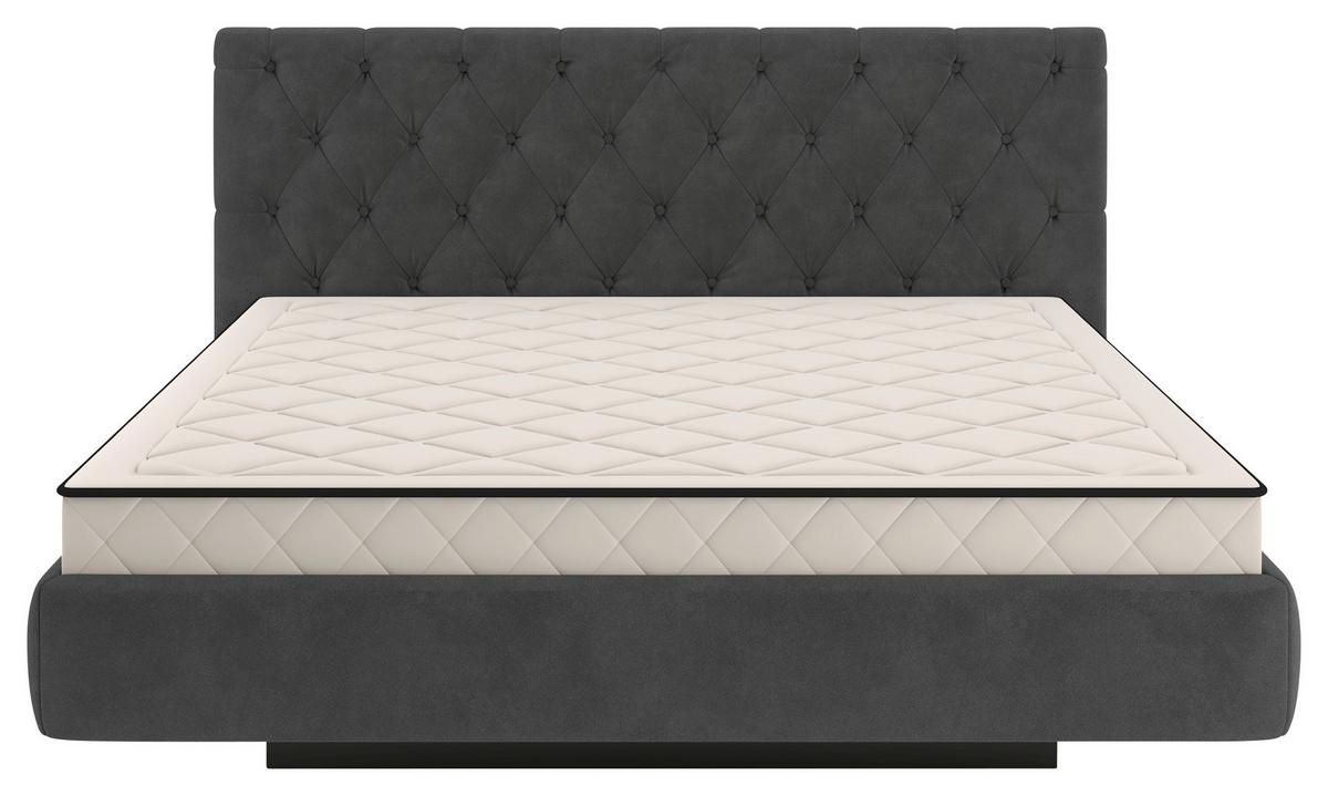 Polsterbett Pedro D Schwarz ca. 140x200cm - Schwarz, MODERN, Holz/Holzwerkstoff (140/200cm) - Mömax