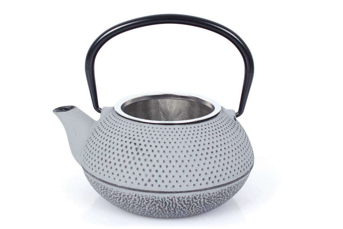 Vrč Za Čaj V Setu Teekanne, Siva - siva, Basics, kovina (800ml) - Echtwerk