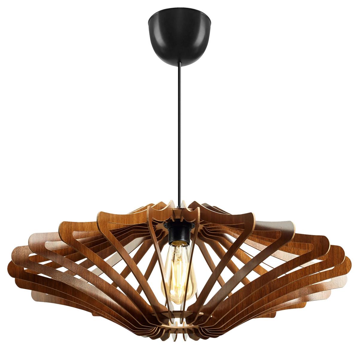LAMPA WISZĄCA 171 - beżowy, Design, materiał drewnopochodny (47/55cm) - P & B
