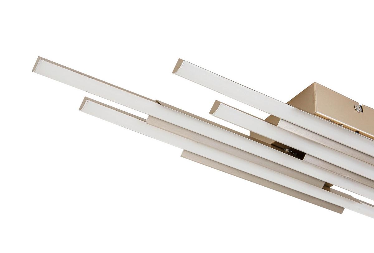 LED-Deckenleuchte Lir Champagner max. 30 Watt - Champagner, MODERN, Kunststoff/Metall (68/15cm) - Mömax