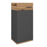 Donji Element Cotia - boje hrasta/crna, Moderno, drvni materijal/metal (40/86/30cm) - James Wood