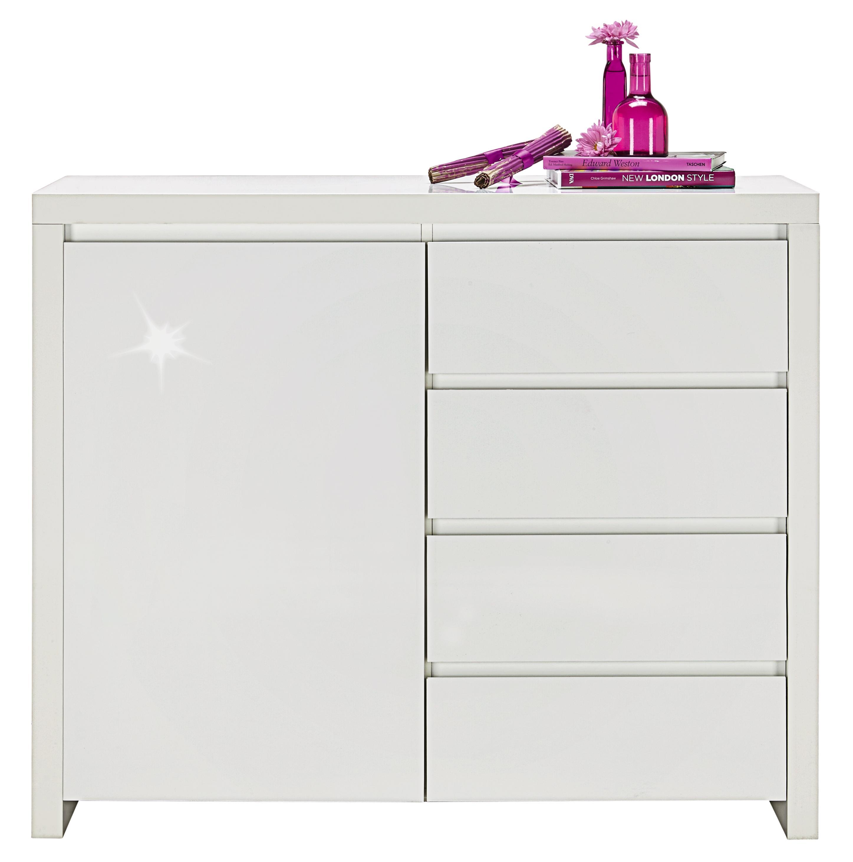 Kommode In Weiss Hochglanz Online Kaufen Momax