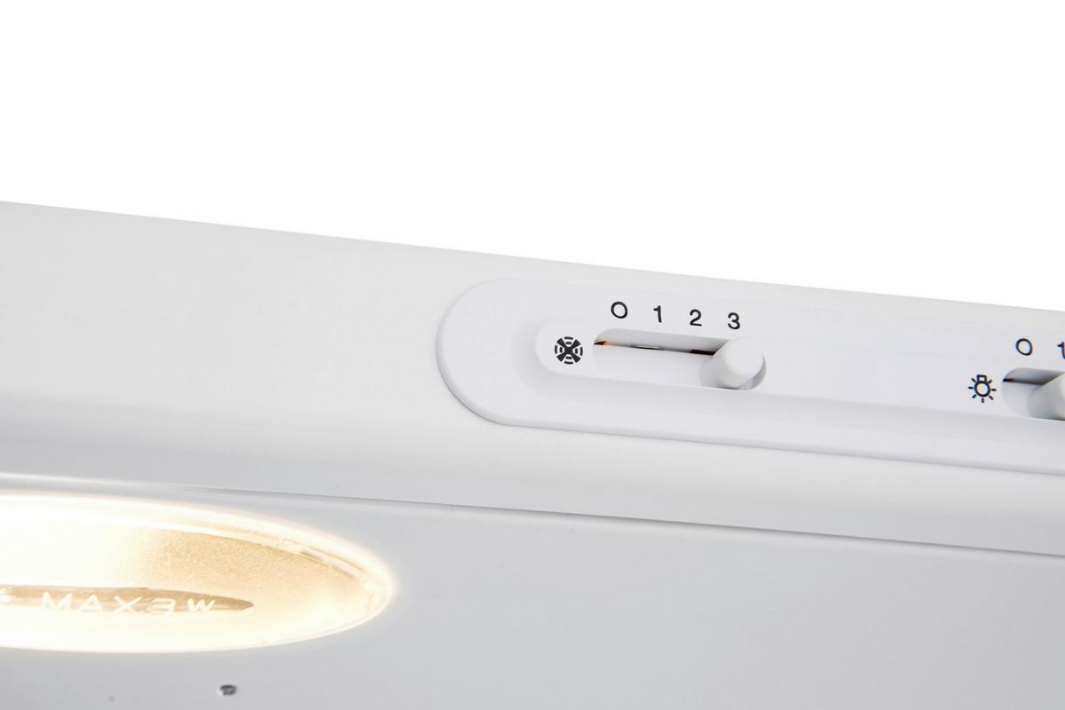 Dunstabzugshaube Suna ca. 50/7,6/47 cm Weiß - Weiß, Trend, Metall (50/7,6/47cm) - Respekta