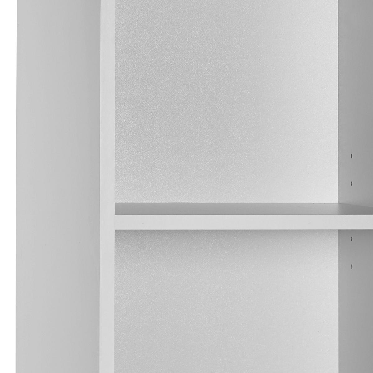 Aktenregal "Serie 4000" , hellgrau - Hellgrau/Schwarz, Basics, Holzwerkstoff/Kunststoff (39,3/152,8/39,5cm) - MID.YOU