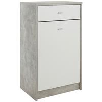 Komoda 4-you New, Siva, Bela - barve kroma/siva, Moderno, umetna masa/leseni material (50/85,4/34,6cm) - Mömax