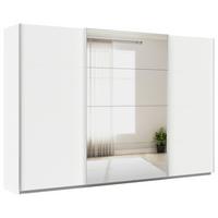 Ormar S Kliznim Vratima Feldkirch - bijela/srebrne boje, Moderno, drvni materijal/metal (315/210/62cm) - Modern Living