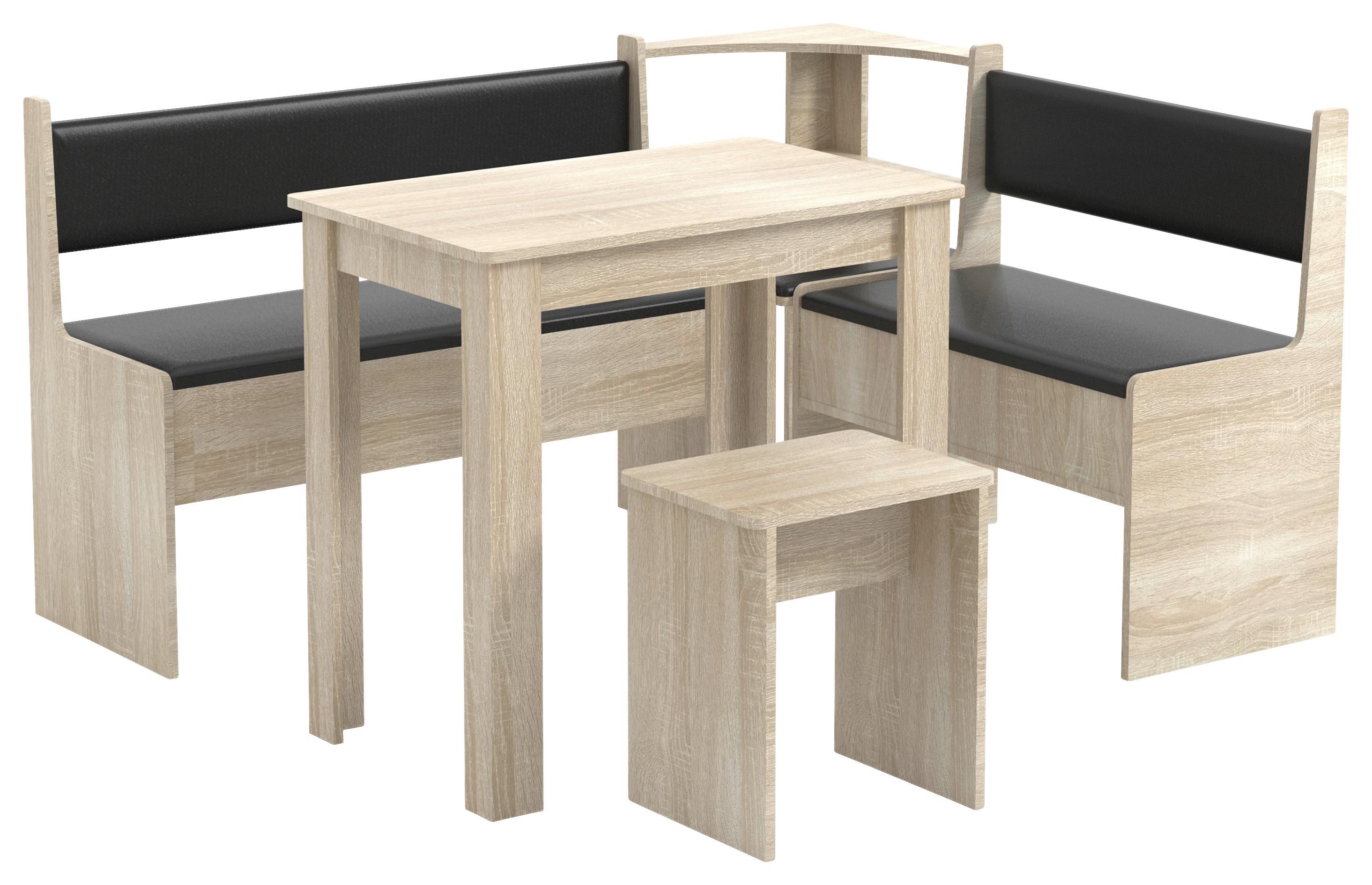 Eckbankgruppe Esal Sonoma Eiche - Sonoma Eiche, MODERN, Holzwerkstoff (153/115cm) - MID.YOU