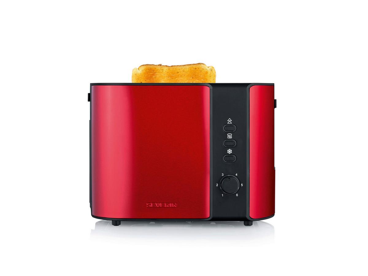 TOASTER MARY AT 2217 - Rot/Schwarz, Kunststoff/Metall (26/18,5/19,5cm) - Severin