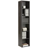 Regal in Schwarz - Schwarz, Modern, Holzwerkstoff/Kunststoff (41/215/36cm) - Mömax