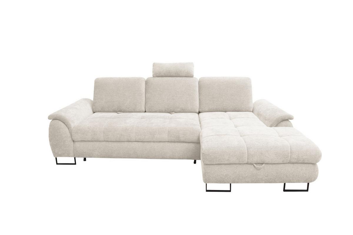 Kutna Garnitura Lago - crna/krem, Moderno (272/95/176cm) - Modern Living
