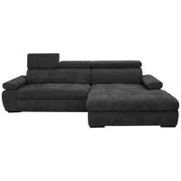 Kutna Garnitura Vegas - crna, Design, drvo/tekstil (294/173cm) - Modern Living