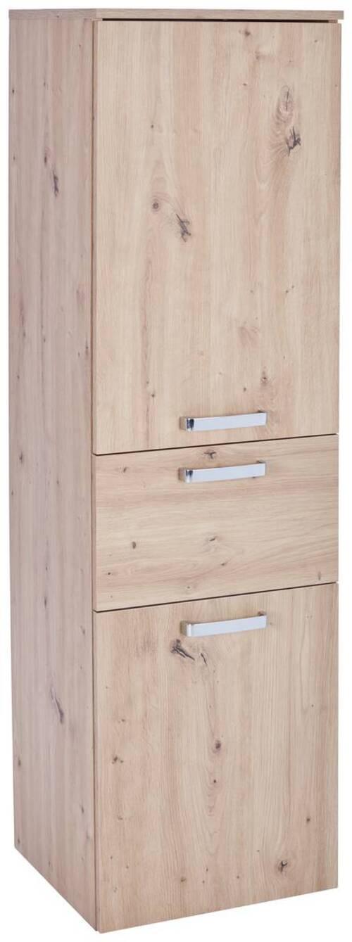 Visoki Element Fresh - hrast Artisan/boje kroma, Konvencionalno, drvni materijal/metal (40/147/38,5cm) - Modern Living