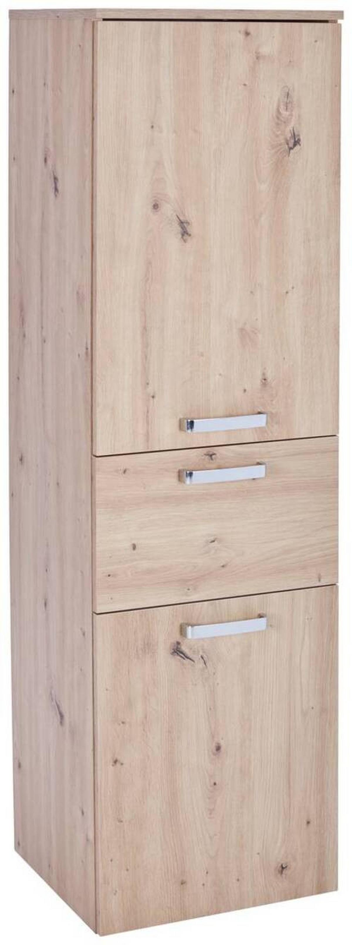 Visoki Element Fresh - hrast Artisan/boje kroma, Konvencionalno, drvni materijal/metal (40/147/38,5cm) - Modern Living