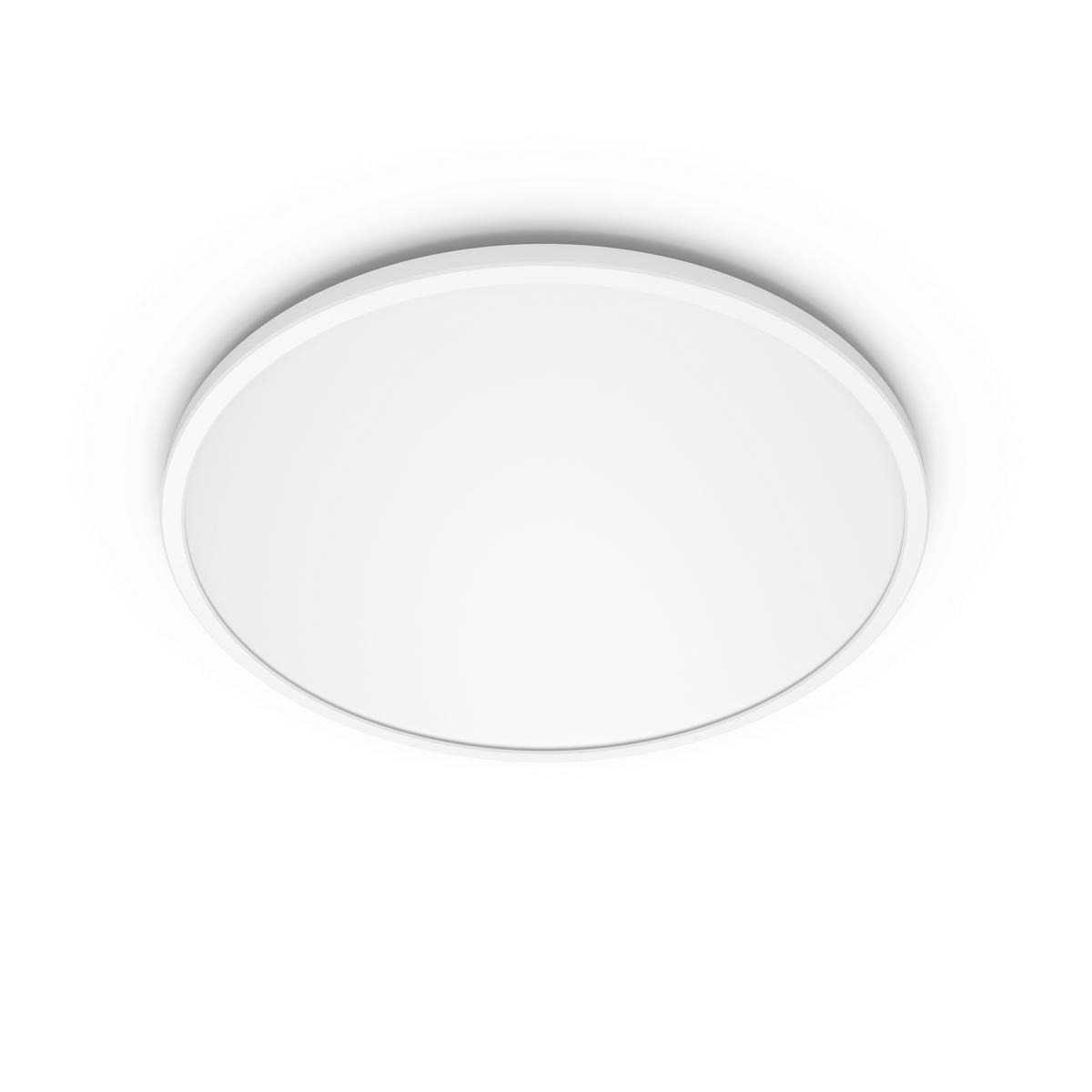 LAMPA SUFITOWA 68101200 SUPERSLIM PHILLIPS - biały, Konventionell, tworzywo sztuczne (25/2,3/25cm) - Philips
