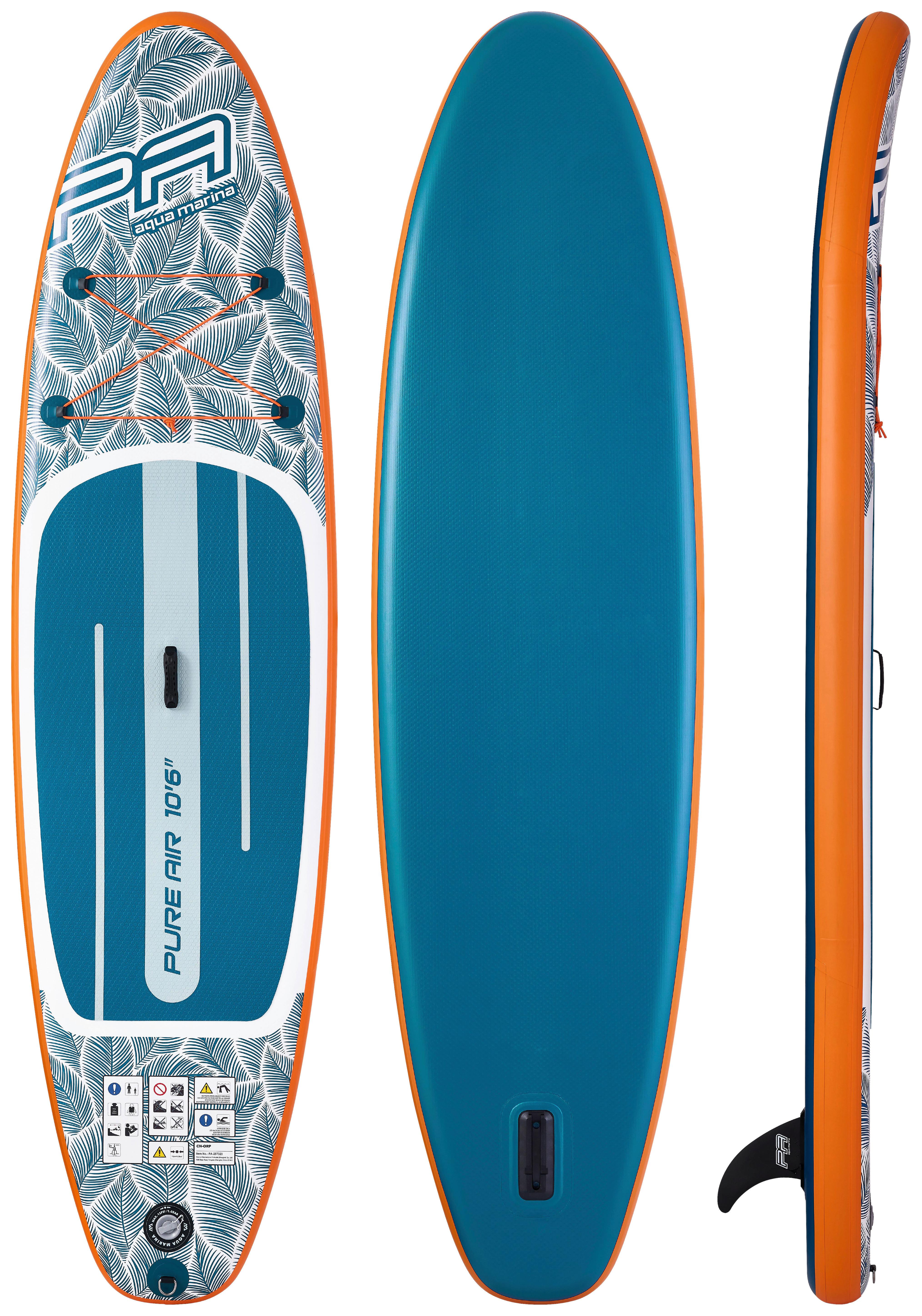 DESKA SUP AQUA MARINA - niebieski, Trend, tworzywo sztuczne (320/81/15cm)