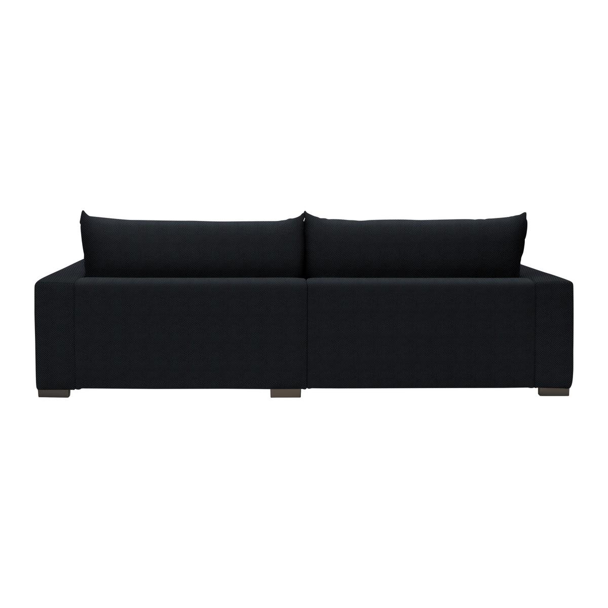 Bigsofa Pedro Schwarz - Schwarz, MODERN, Holz/Holzwerkstoff (261/83/124cm) - Mömax