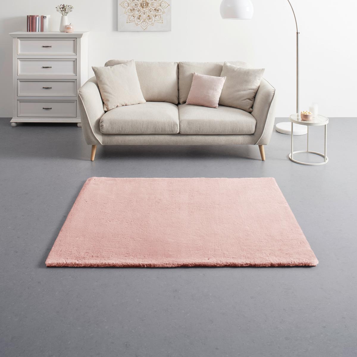Kunstfell Caroline 4 Mauve ca. 200x290cm - Mauve, MODERN, Textil (200/290cm) - Mömax