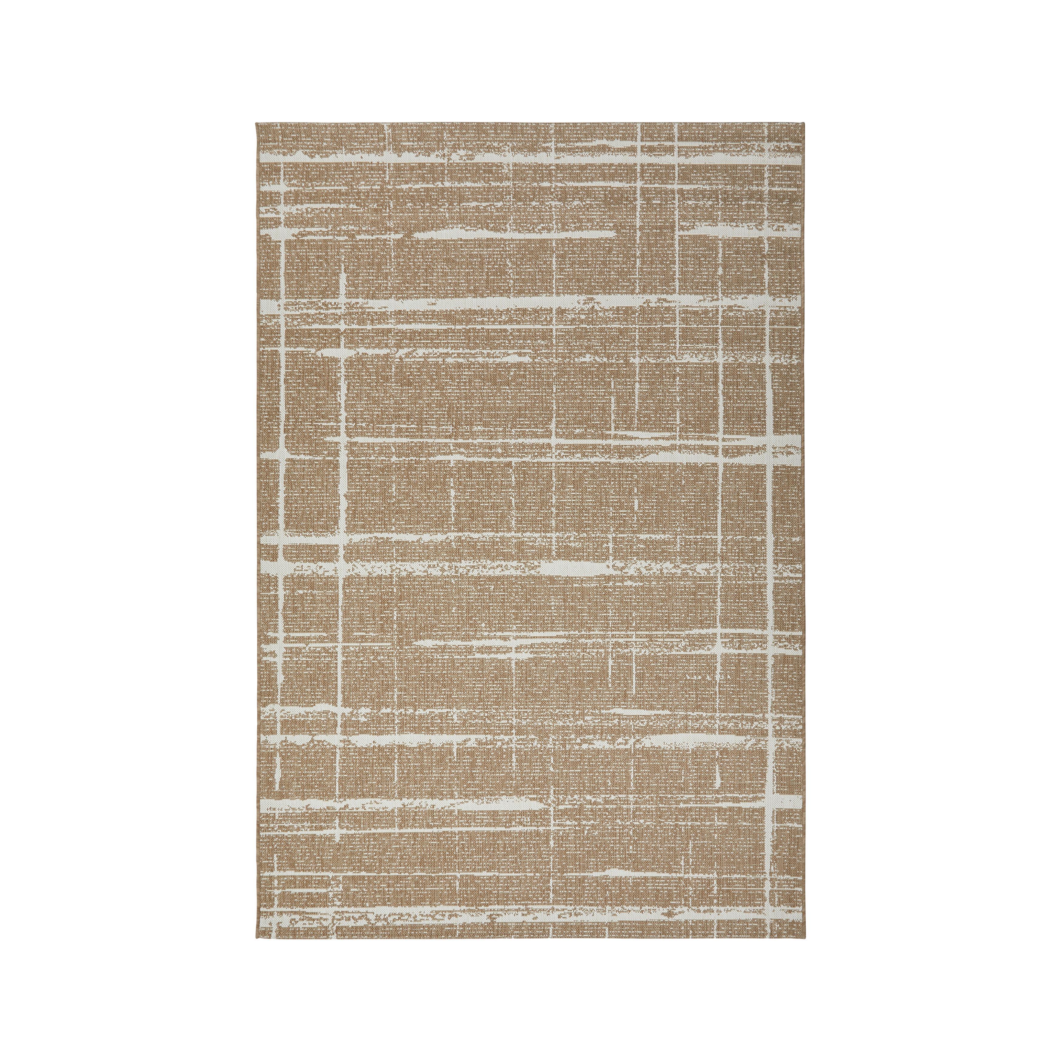 Covor Cu Țesătură Plată Noah 1 - alb/bej, Modern, plastic (190/250cm) - Mömax