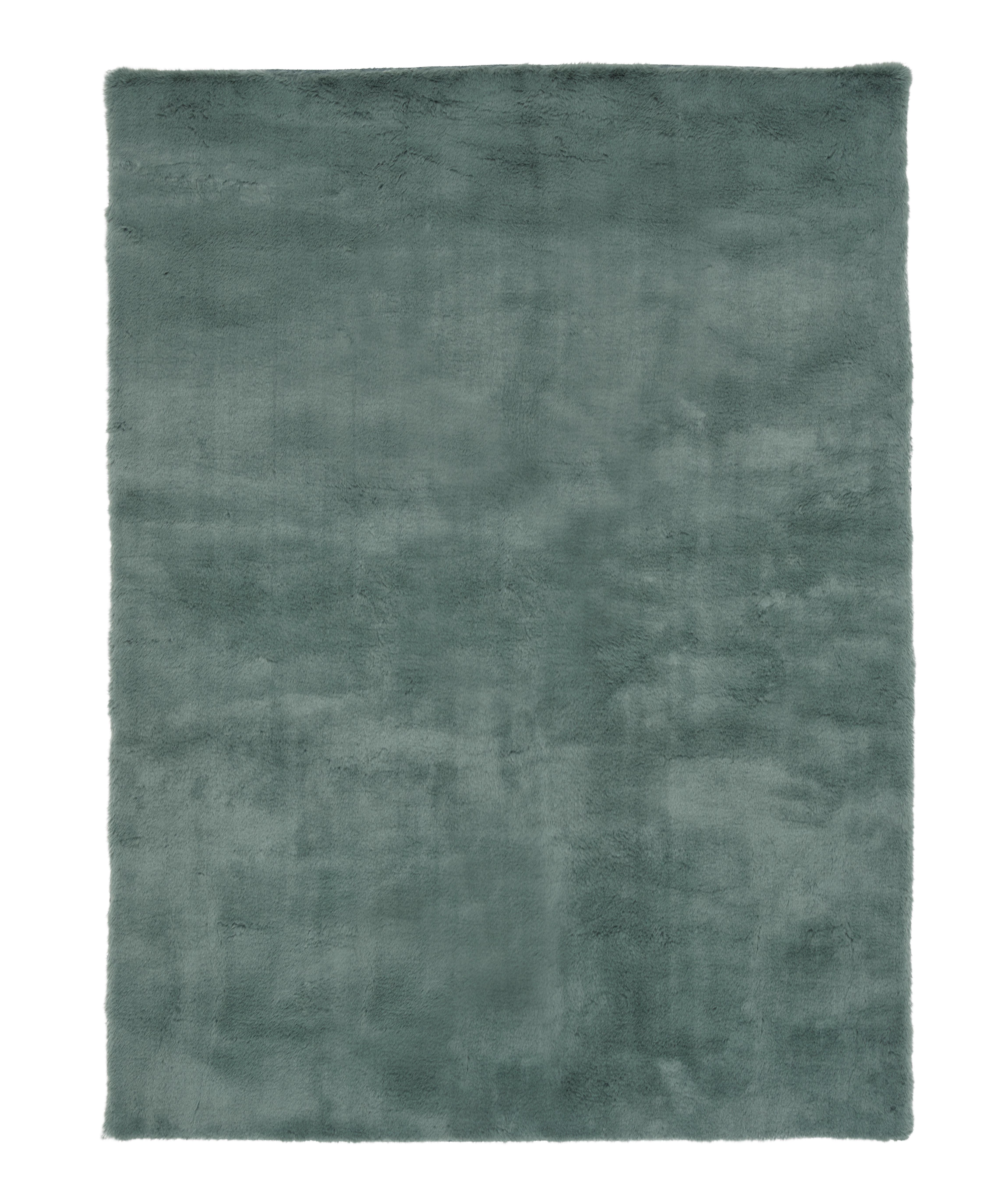 Kunstfell Caroline 1 in Grün ca.80x150cm - Grün, Textil (80/150cm) - Modern Living