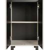 ARMOIRE HAUTE SOPHIA -EXKLUSIV- - noir/cachemire, MODERN, matériau en bois (50/190/33cm) - Mömax