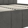STOPPAD SÄNG KAIA - grå/svart, Modern, metall/trä (180/200cm) - Bessagi Home