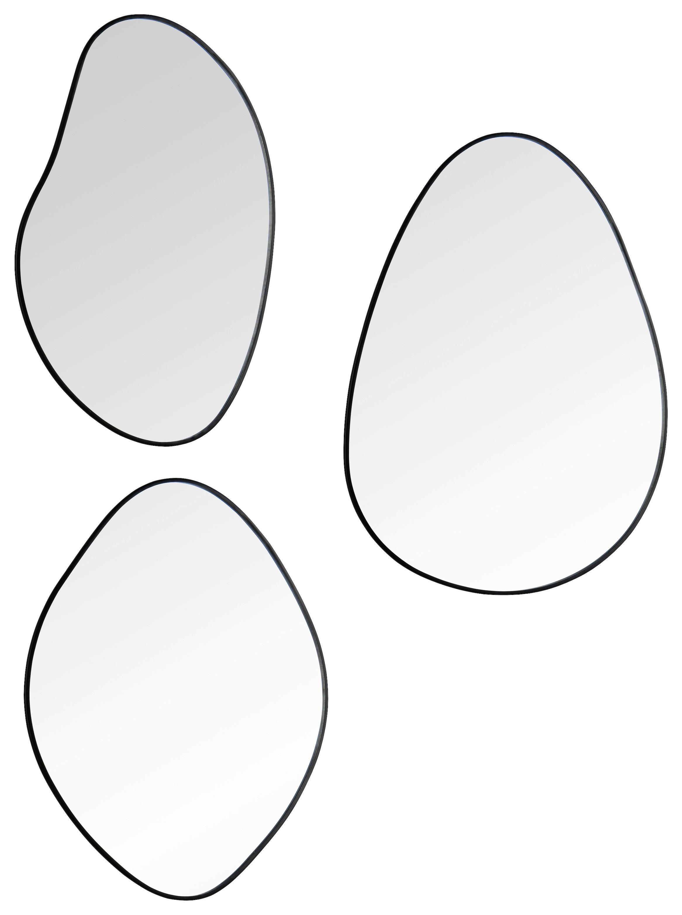 ZESTAW LUSTER VIOLA - czarny, Modern, metal/szkło (28/22/0,4cm)