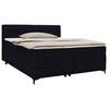 Boxspringbett Bari in Schwarz ca. 180x200cm - Schwarz, KONVENTIONELL, Textil/Metall (180/200cm) - Mömax