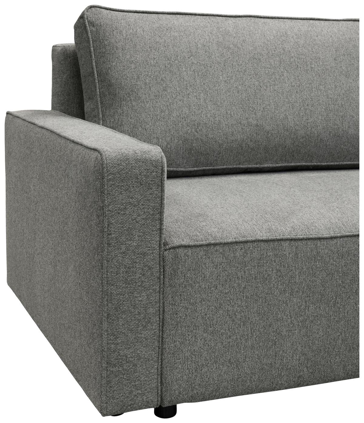 Canapea extensibila NICOLE - gri, Modern, textil (232/90/100cm) - Modern Living