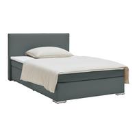 Boxspring Krevet Mira 2 - antracit, Moderno, metal/tekstil (120/200cm) - Based