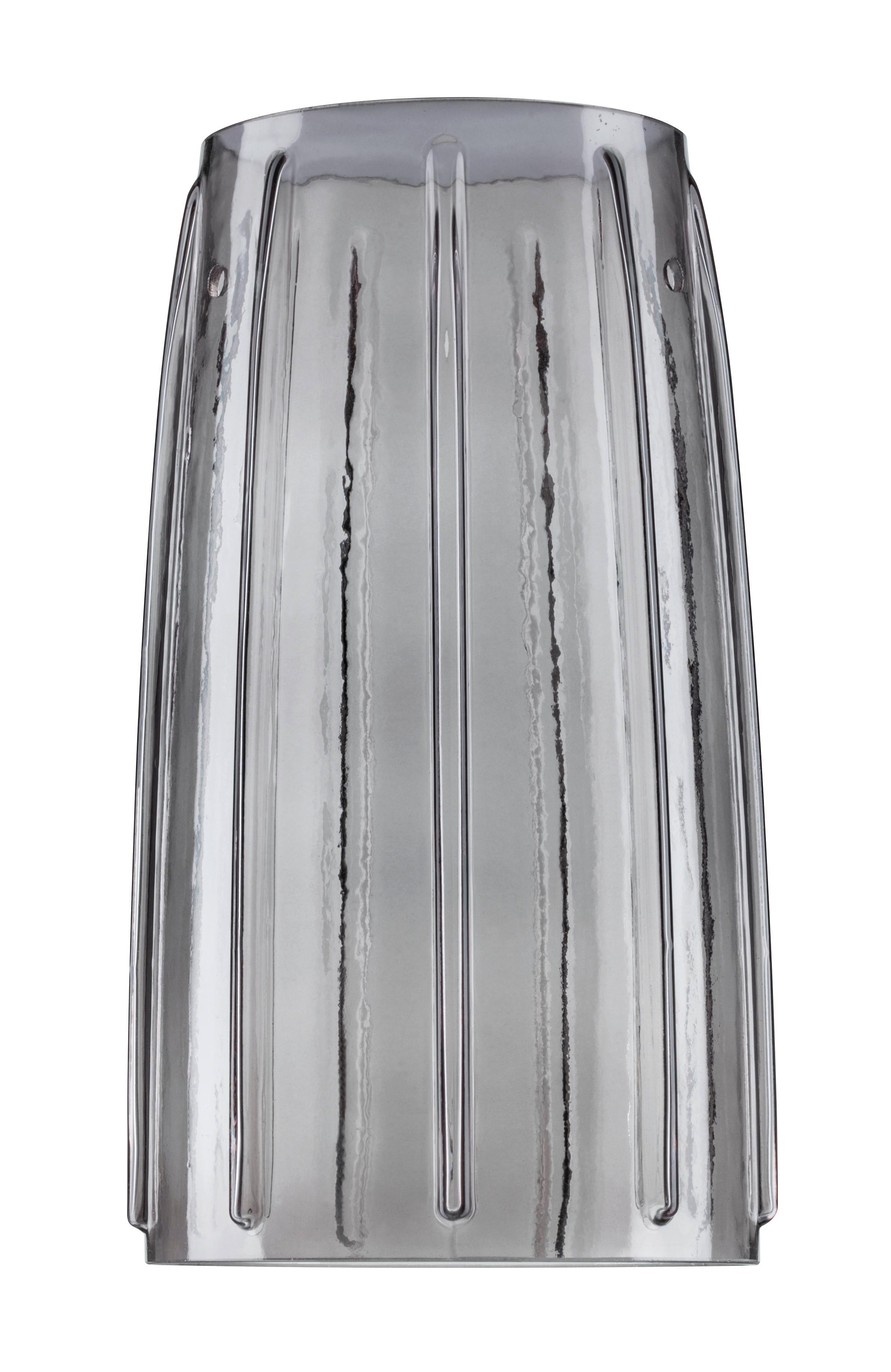 Schienensystem-Leuchtenschirm Drio aus Rauchglas - Design, Glas (28cm) - Paulmann