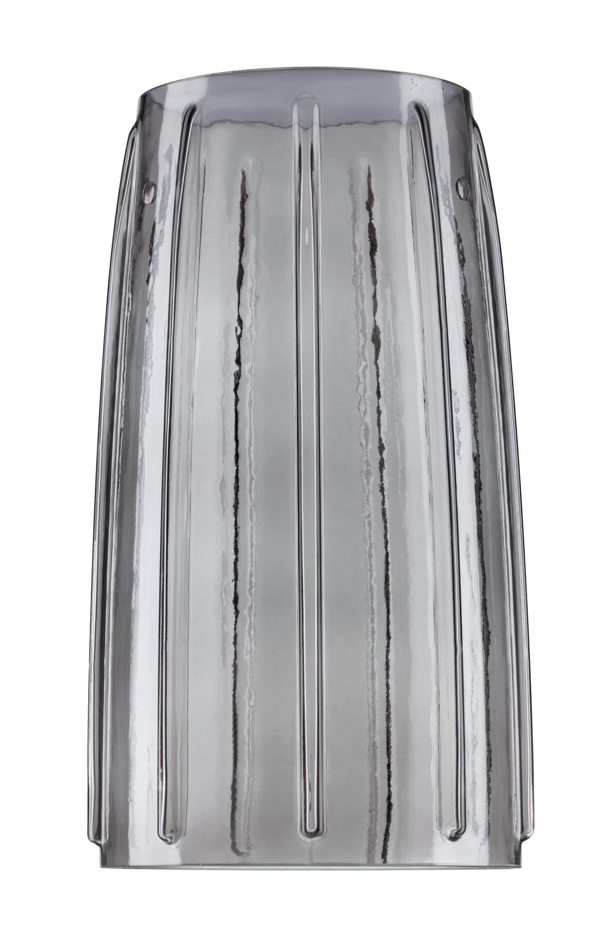 Schienensystem-Leuchtenschirm Drio aus Rauchglas - Design, Glas (28cm) - Paulmann