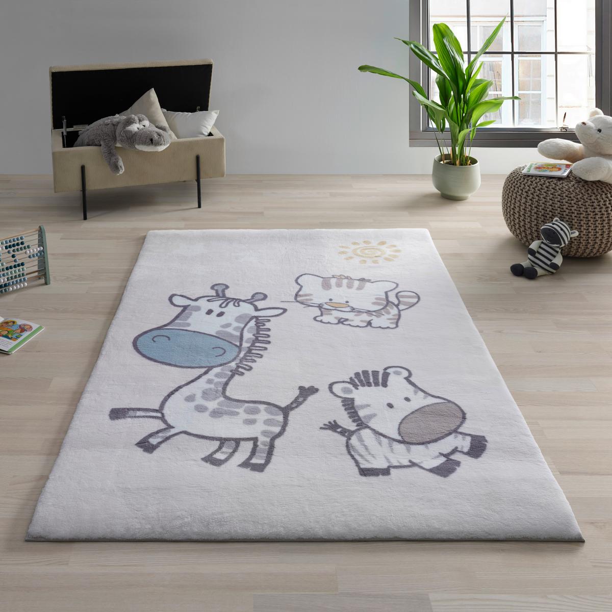 Kinderteppich Maxi in Creme ca. 120x170cm - Creme, Textil (120/170cm) - Mömax