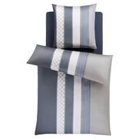 POŚCIEL JOOP! CORNFLOWER STRIPES - antracytowy/szary, Design, tkanina (135/200cm) - Joop!