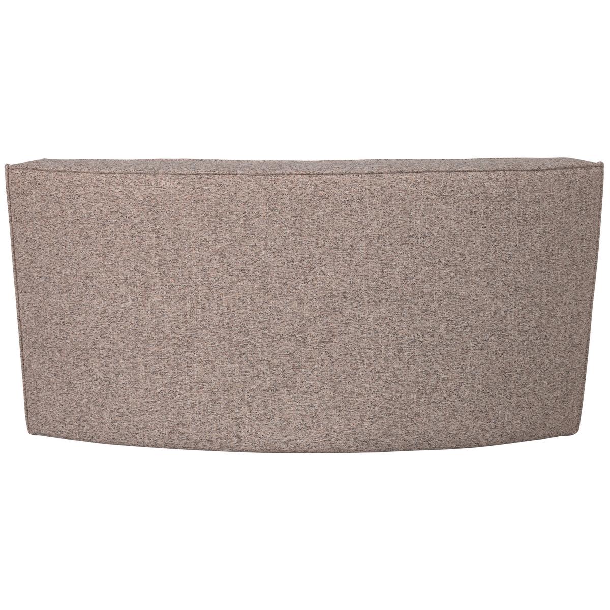 Eckbank Europa Sandfarben Webstoff - Sandfarben/Schwarz, Design, Kunststoff/Textil (186/85/90cm) - Livetastic