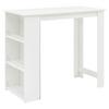 Bartisch WL5.732 ca. 120x60x107 cm Weiss - Weiß, Basics, Holzwerkstoff (120/60/107,5cm) - MID.YOU