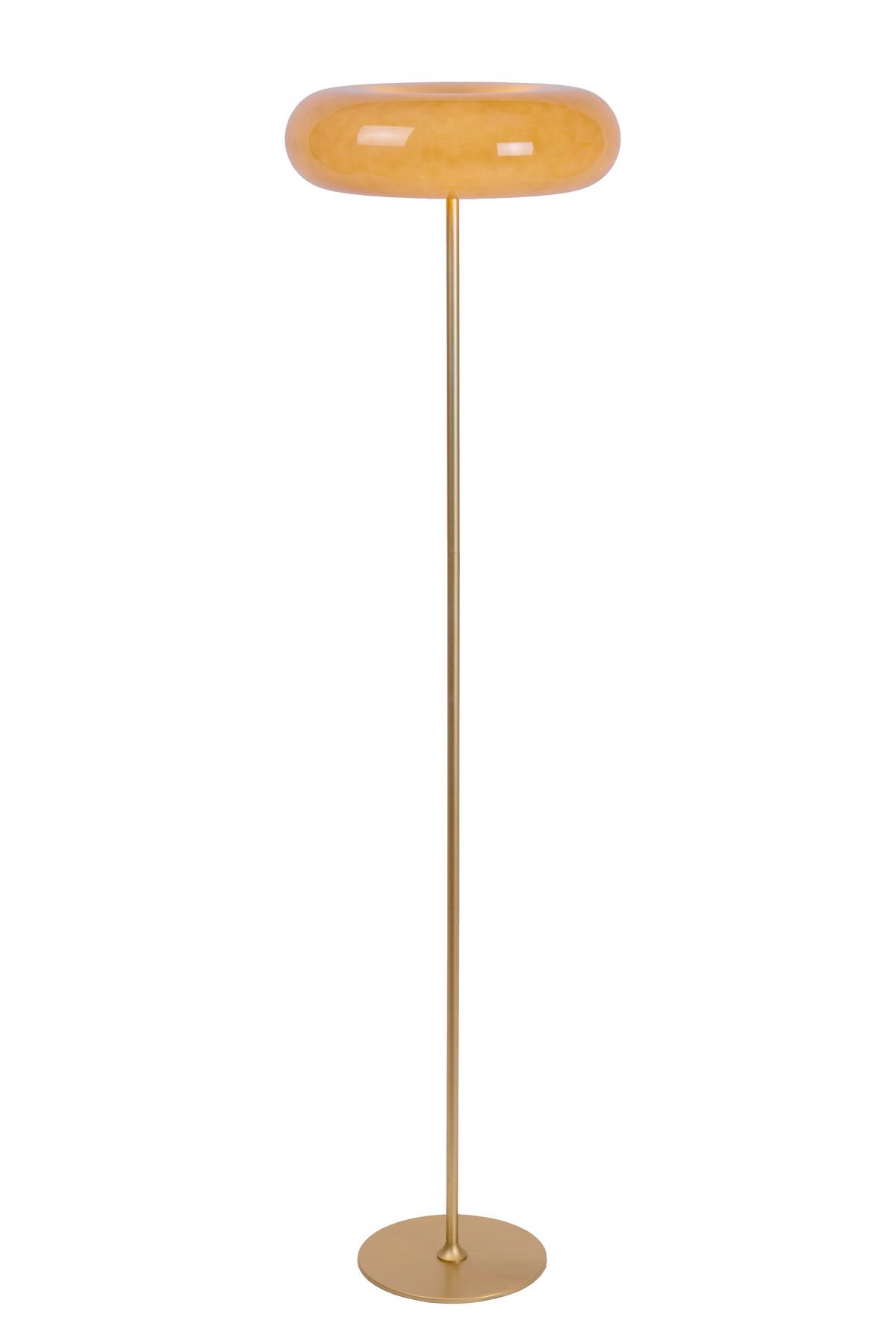 LAMPA STOJĄCA 10525/01/53 SENTINO - brązowy/żółty, Konventionell, szkło (40/40/150cm) - Lucide