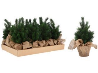 Dekor Műfenyő X-Mas Tree - zöld, műanyag (19/30cm)