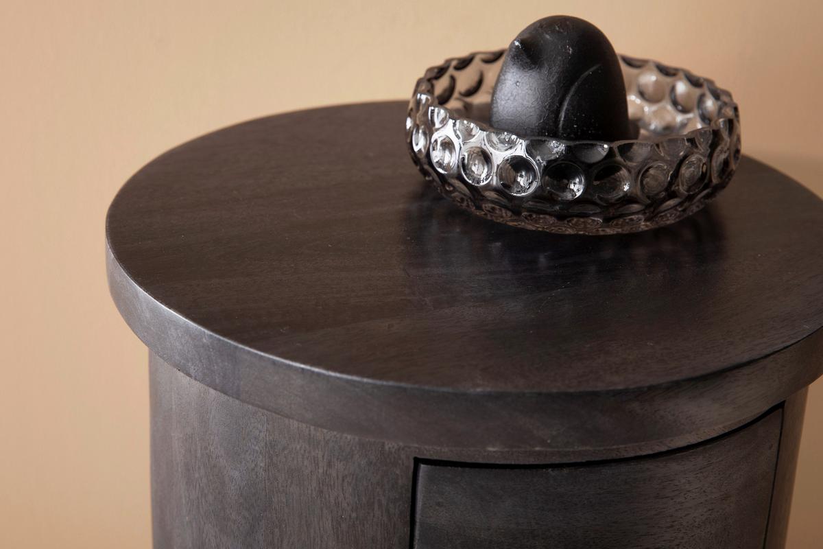 Mizica Wl6.843 - črna, Natur, kovina/les (34/65cm) - MID.YOU