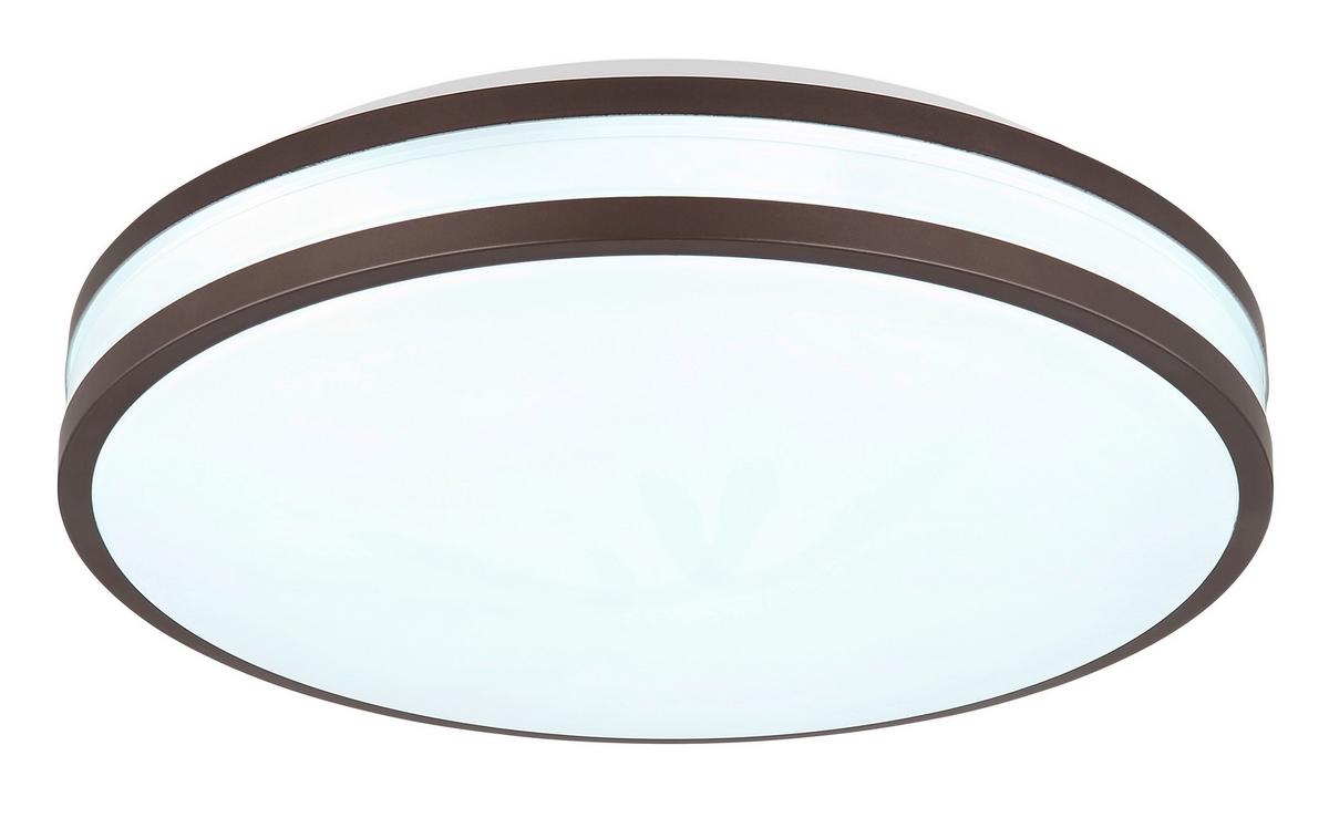 Stropna Led-svetilka Betha, S Sijalko - bela/barve kapučina, Konvencionalno, kovina/umetna masa (34/7cm) - Globo