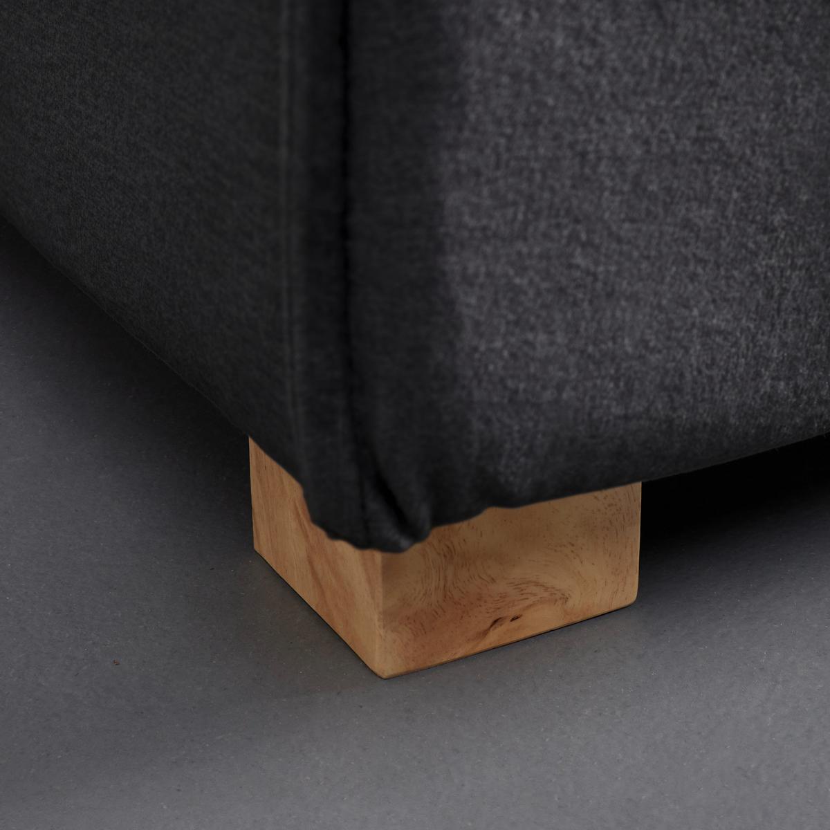 Coltar AVA - gri închis, Modern, lemn/textil (251/62/154cm) - Bessagi Home