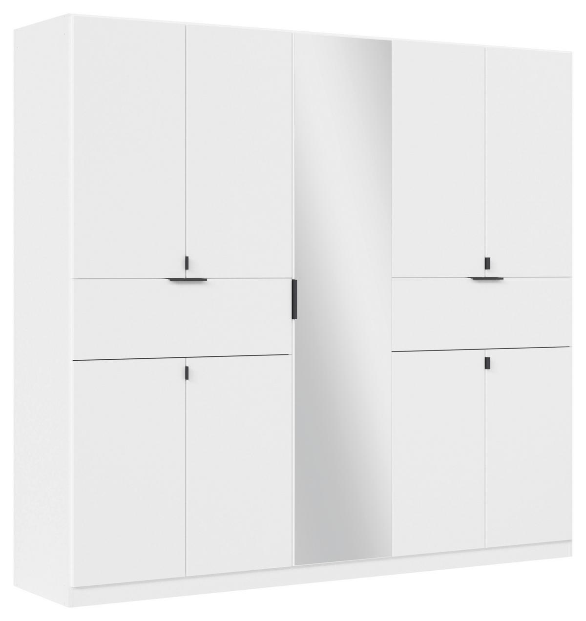 Ormar S Klasičnim Vratima Ticao - bijela/siva, Moderno, drvni materijal/metal (226/210/54cm) - Modern Living