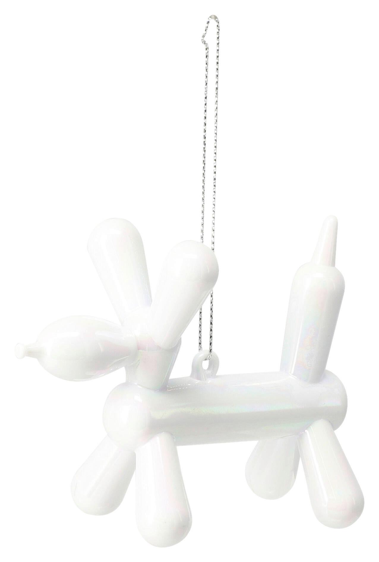 Christbaumhänger TIER - Weiss, Kunststoff (5/8/10cm)