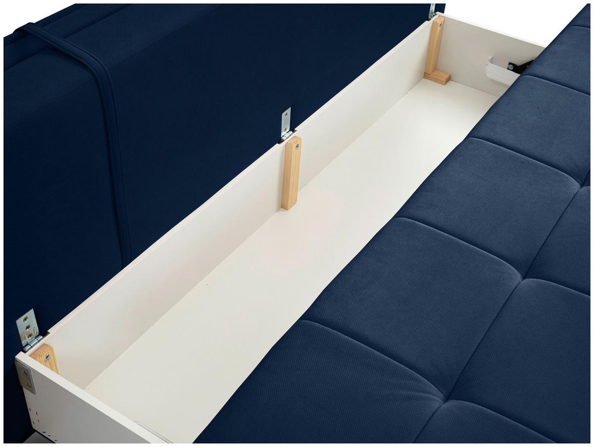 Trosjed Na Razvlačenje Alice - tamno plava/crna, Moderno, tekstil/plastika (202/73-92/105cm) - Modern Living