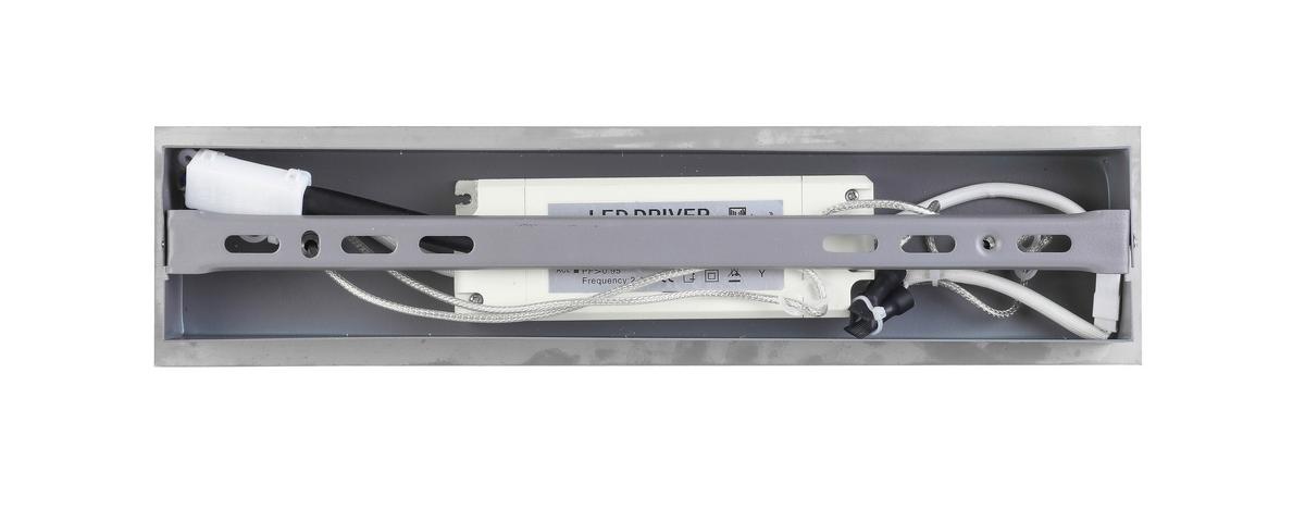 LAMPA WISZĄCA LED NOYA *SBN*SH* - kolor aluminiowy, Trend, tworzywo sztuczne/metal (105/27cm) - Novel