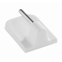 Selbstklebehaken Kurt in Weiß, 4er Set - Weiß, Kunststoff (1/2.3cm) - Modern Living