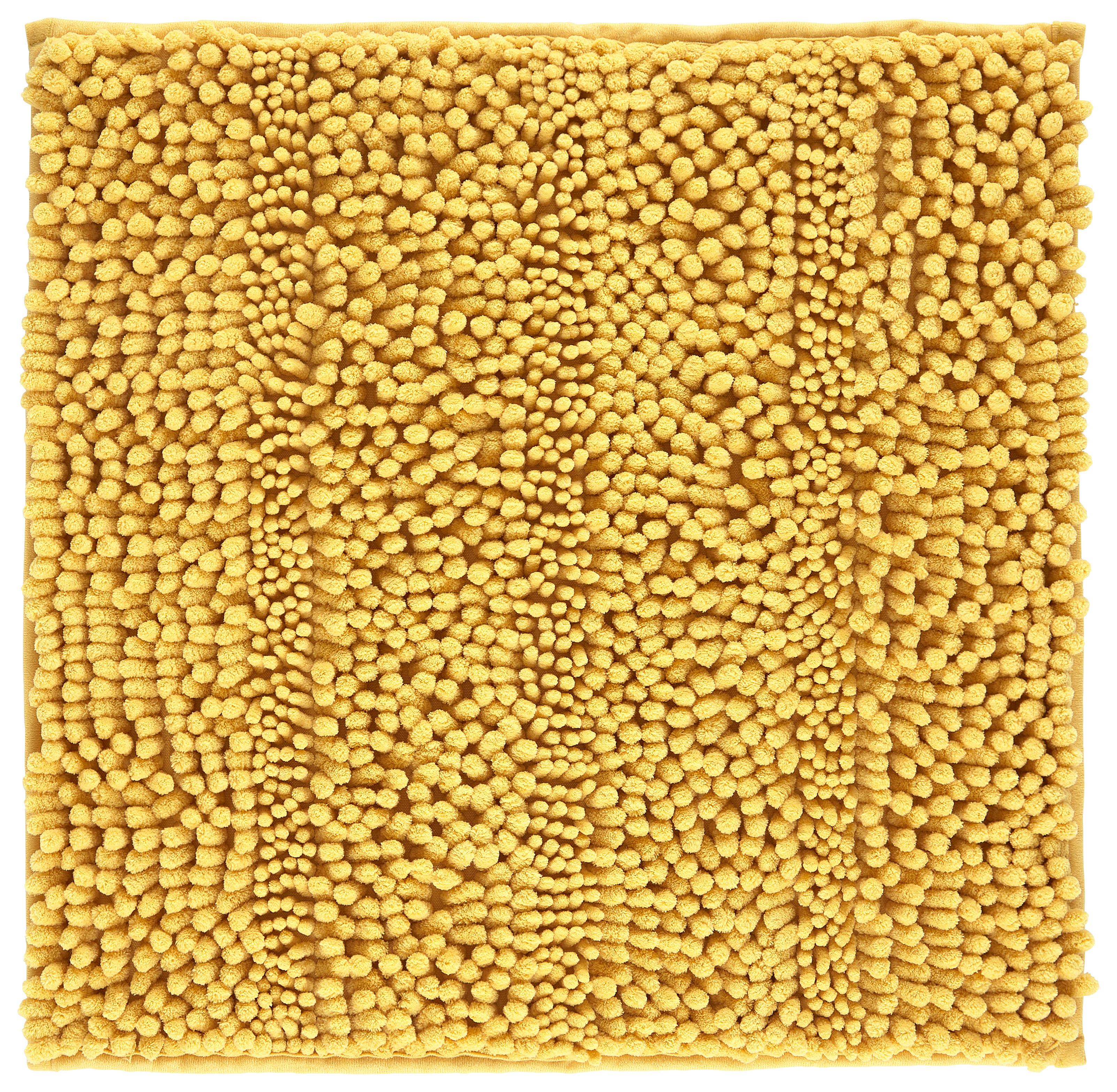 Fürdőszobaszőnyeg Uwe 50/50cm - sárga, Basics, textil (50/50cm) - Modern Living