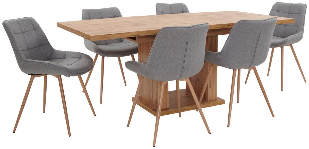 Raztegljiva Miza Patrik, Barva Hrasta, 150-190x90 - barve hrasta, Konvencionalno, leseni material (150 (190)/76/90cm)