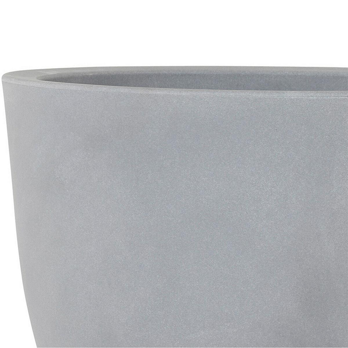 Pflanzentopf Grau - Grau, Basics, Kunststoff (45/34,5cm) - Siena Garden